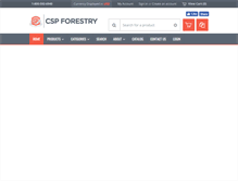 Tablet Screenshot of cspforestry.com